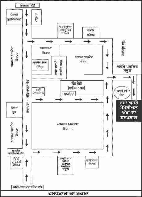 Rama Atray Hospital Map